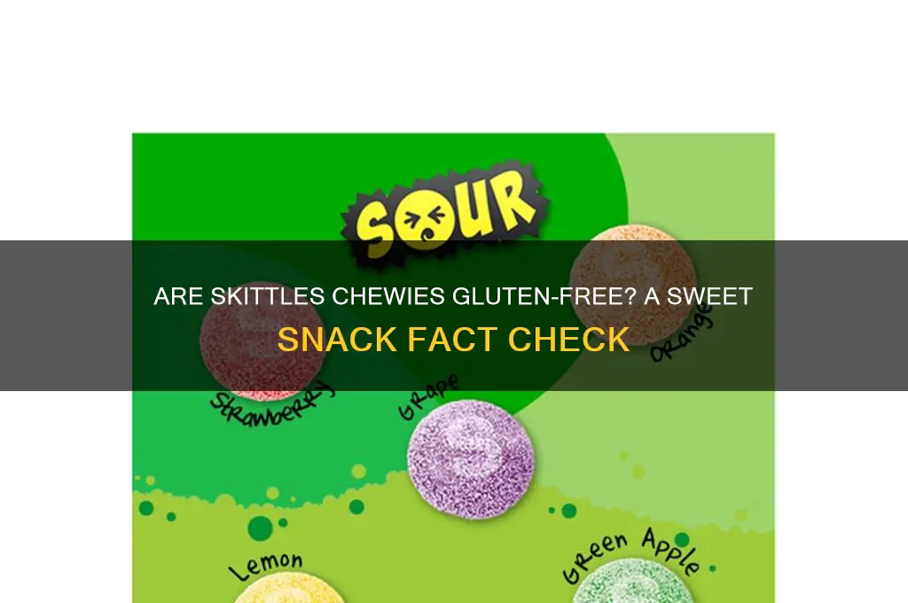 are skittles chewies gluten free