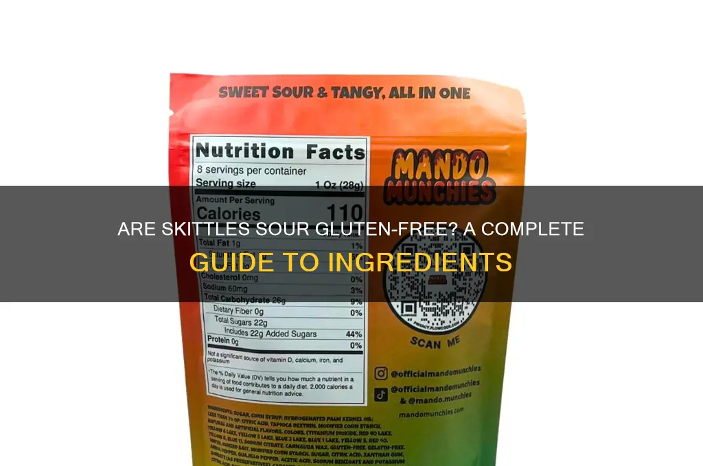 are skittles sour gluten free