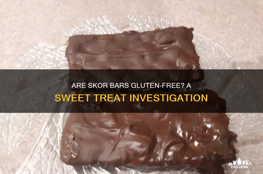 are skor bars gluten free
