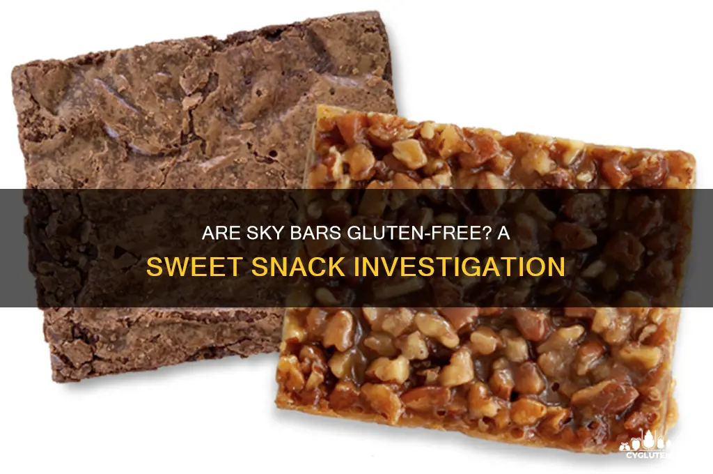 are sky bars gluten free
