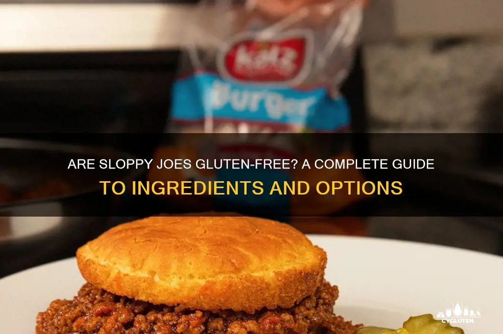 are sloppy joes gluten free