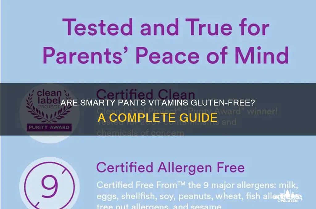 are smarty pants gluten free