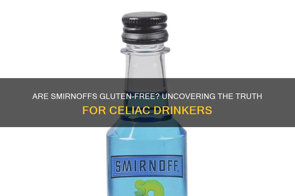 are smirnoffs gluten free