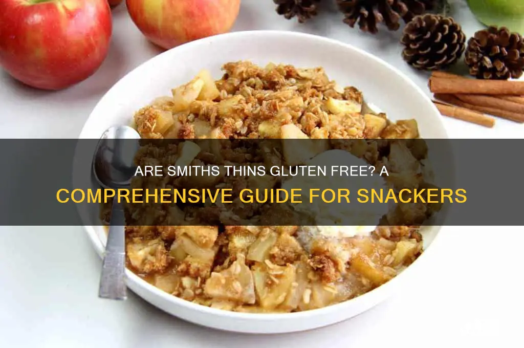 are smiths thins gluten free
