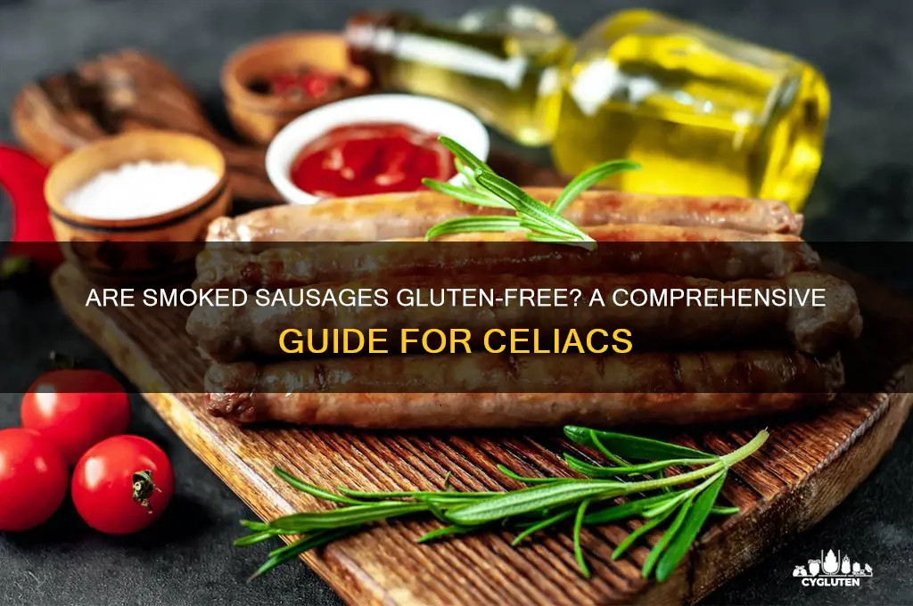 are smoked sausages gluten free