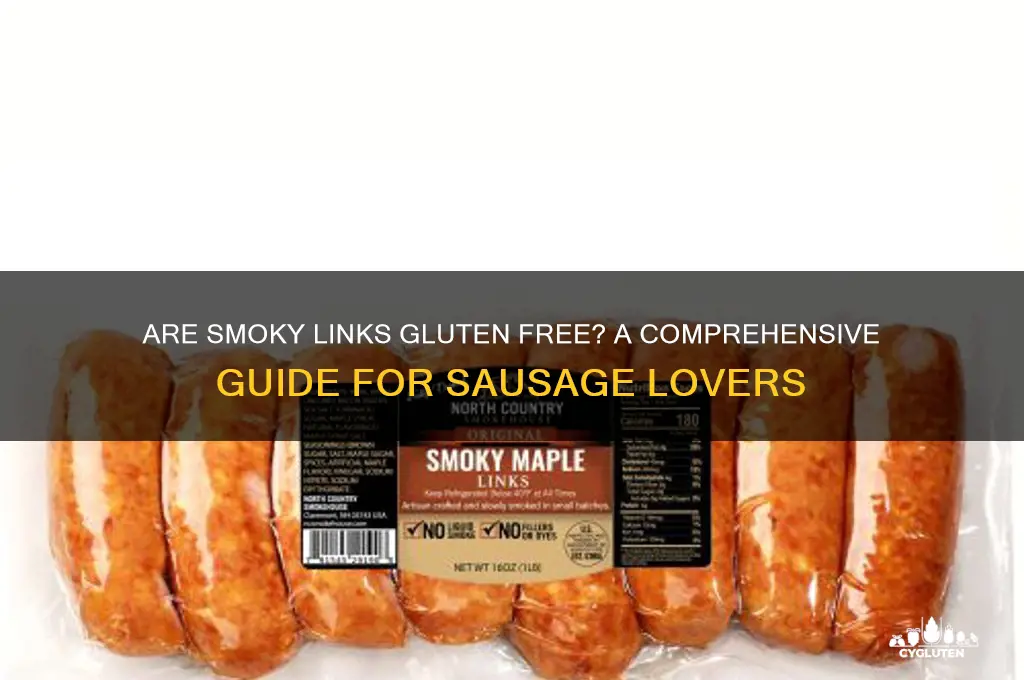 are smoky links gluten free