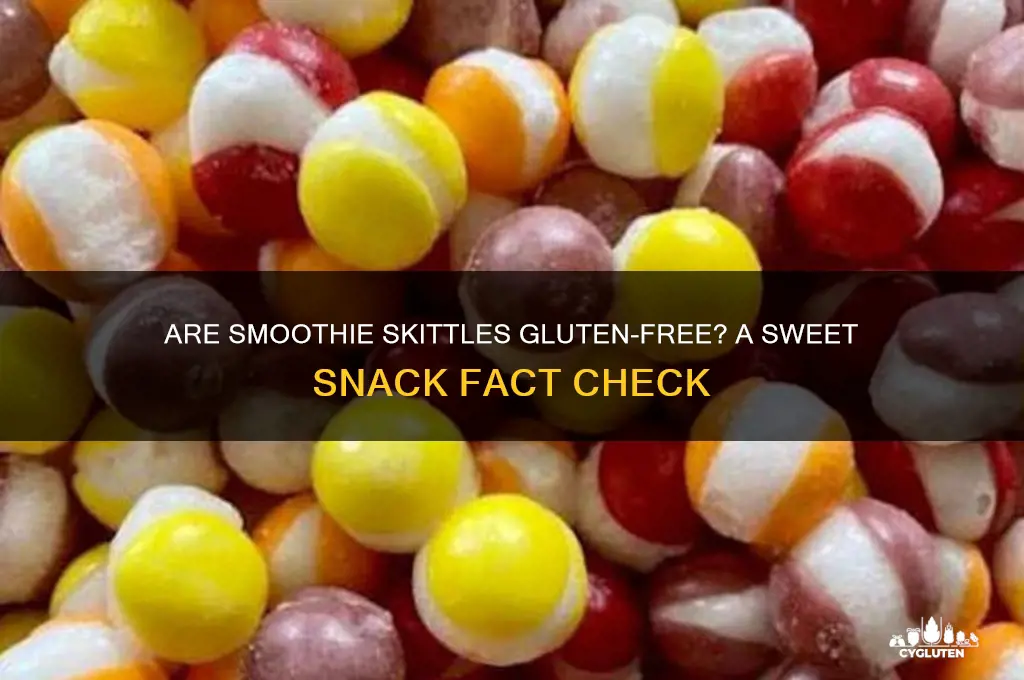 are smoothie skittles gluten free