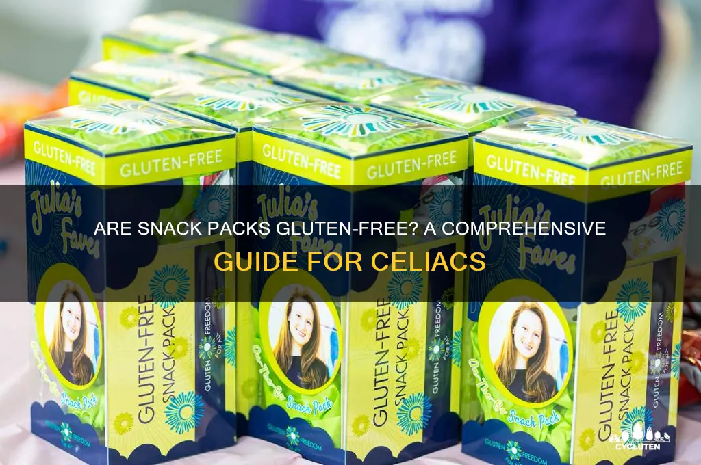 are snack packs gluten free
