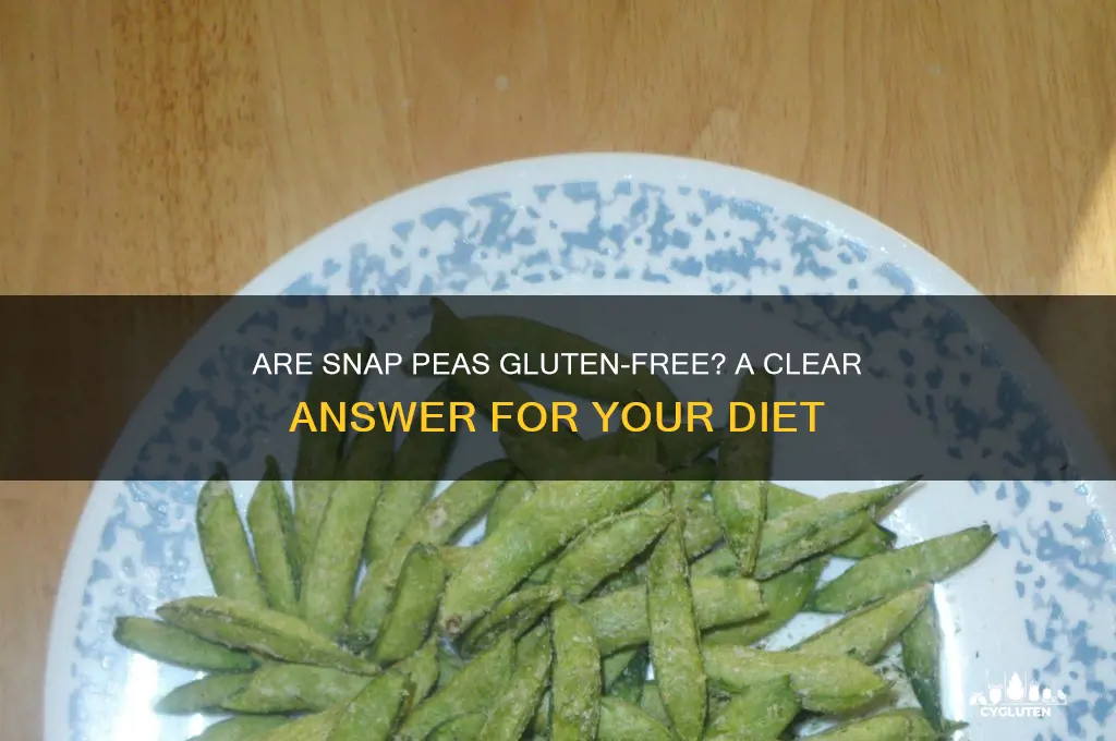 are snap peas gluten free