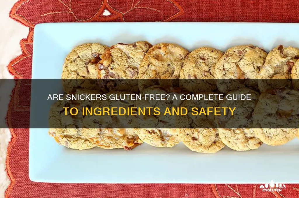 are snckers gluten free