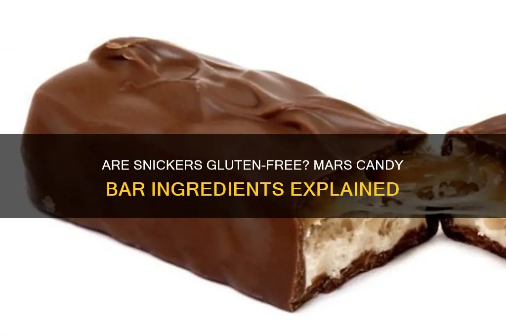 are snickers gluten free mars
