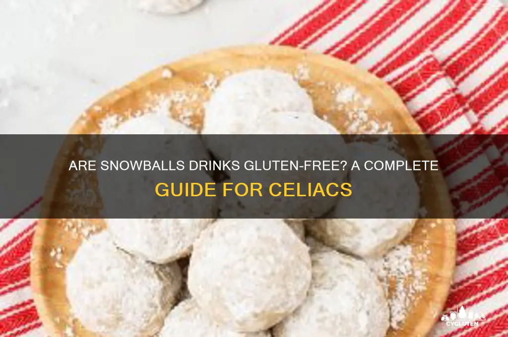 are snowballs drink gluten free