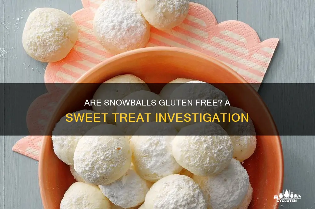 are snowballs gluten free