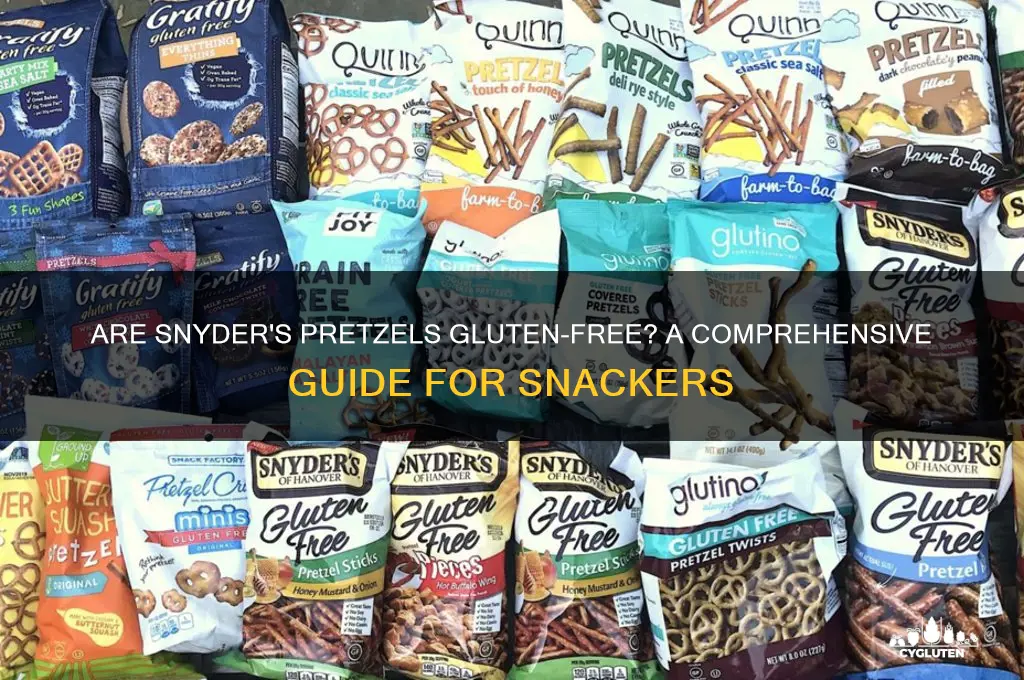 are snyders pretzels gluten free