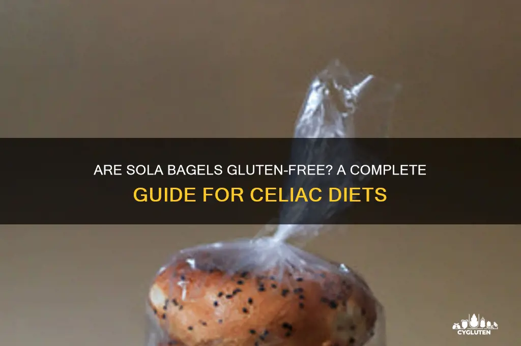 are sola bagels gluten free