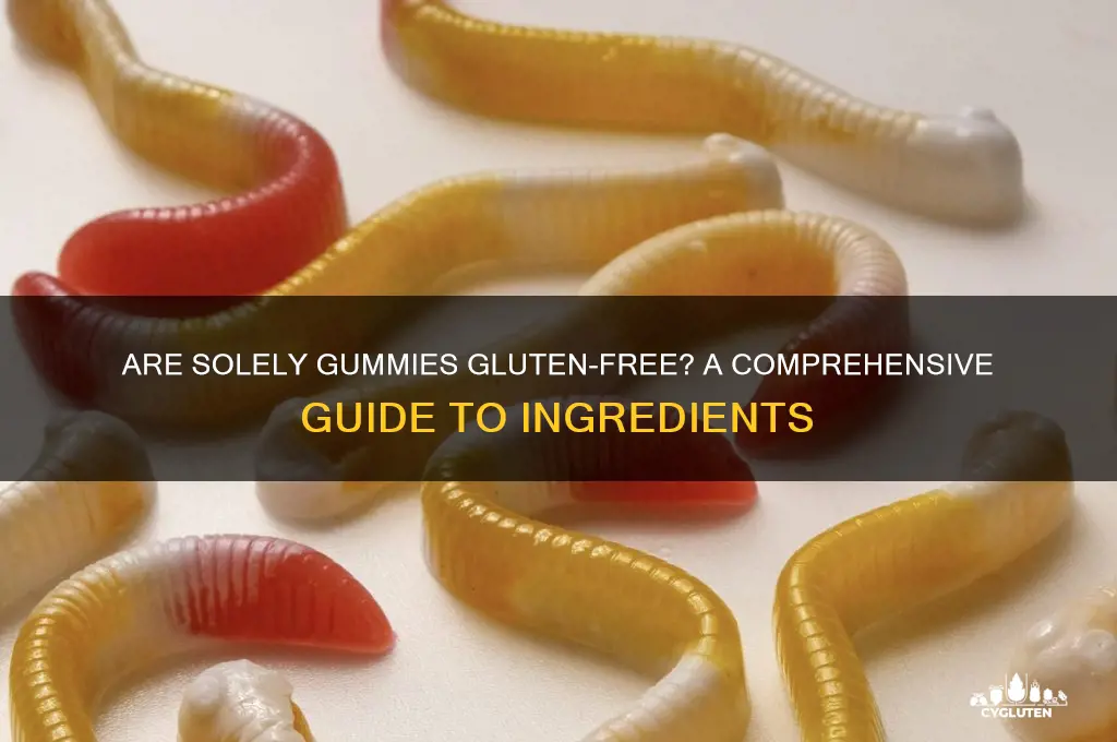 are solely gummies gluten free
