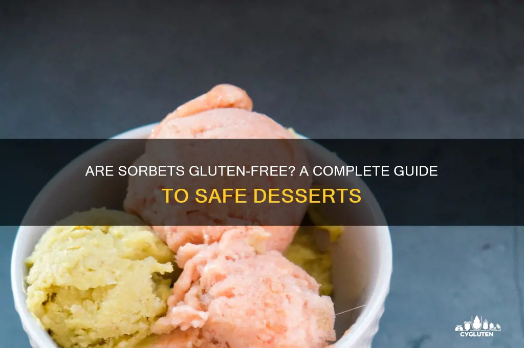 are sorbets gluten free