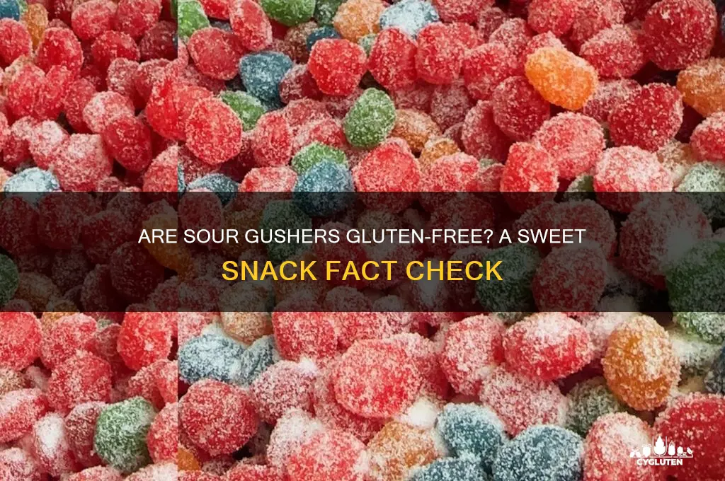 are sour gushers gluten free