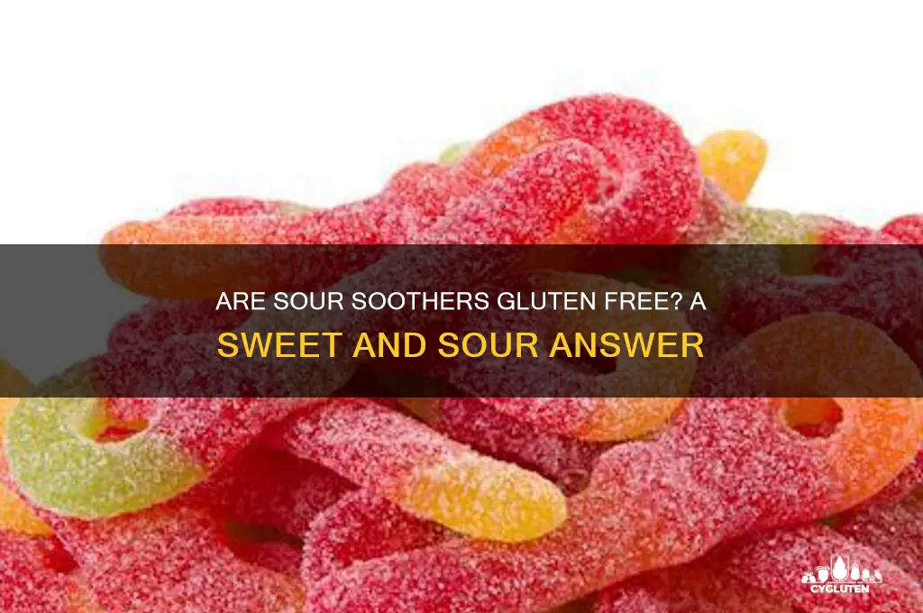 are sour soothers gluten free