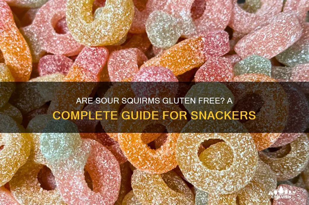 are sour squirms gluten free