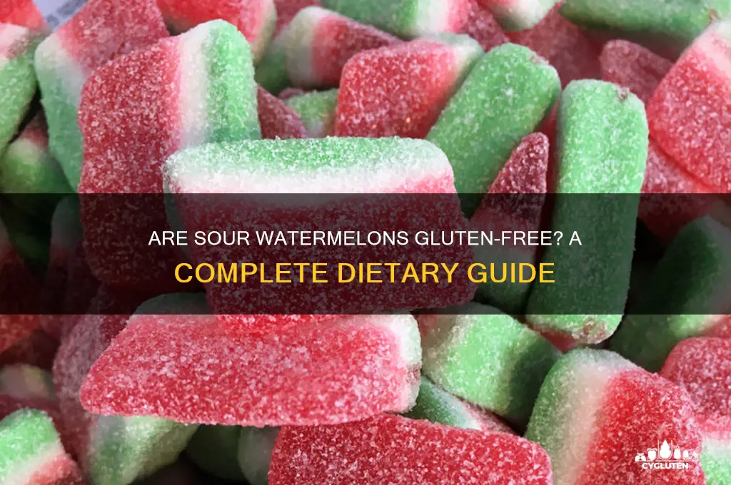are sour watermelons gluten free