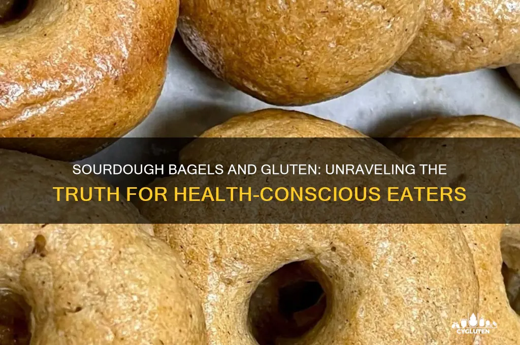 are sourdough bagels gluten free