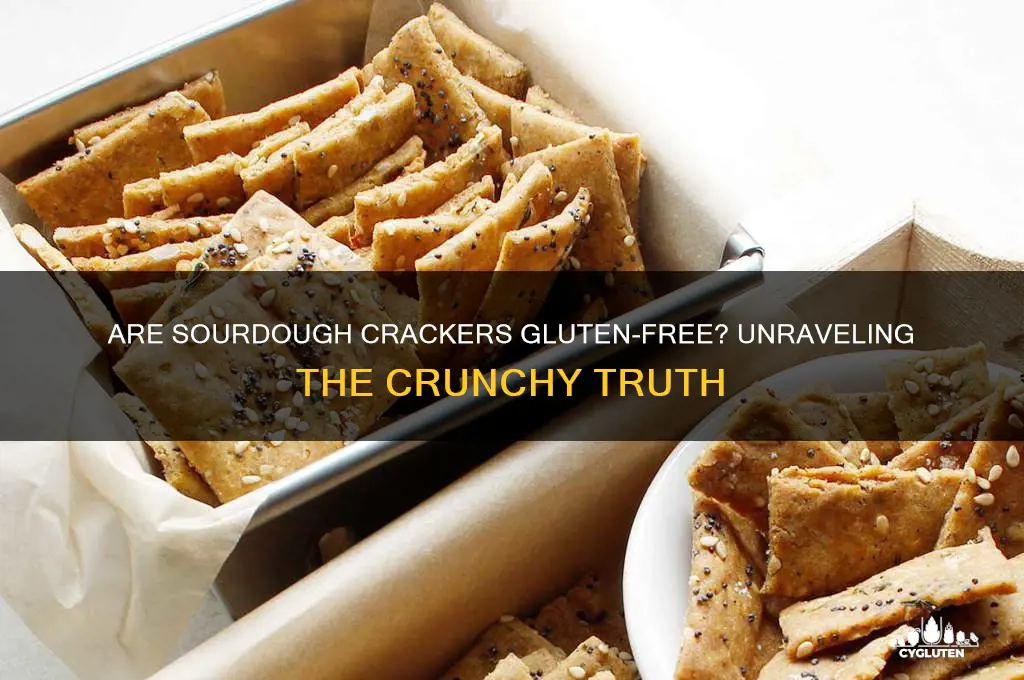are sourdough crackers gluten free