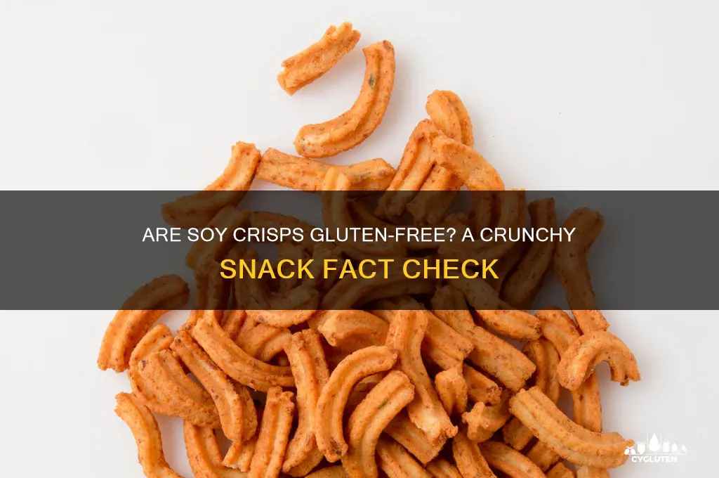 are soy crisps gluten free