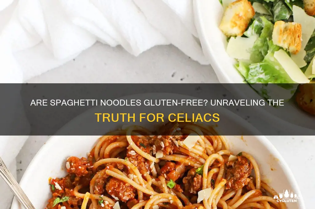are spaghetti noodles gluten free
