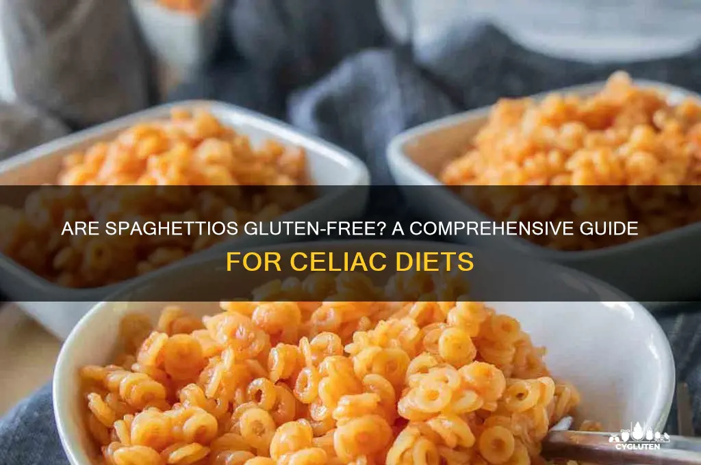 are spaghettios gluten free