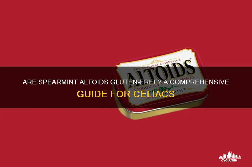 are spearmint altoids gluten free