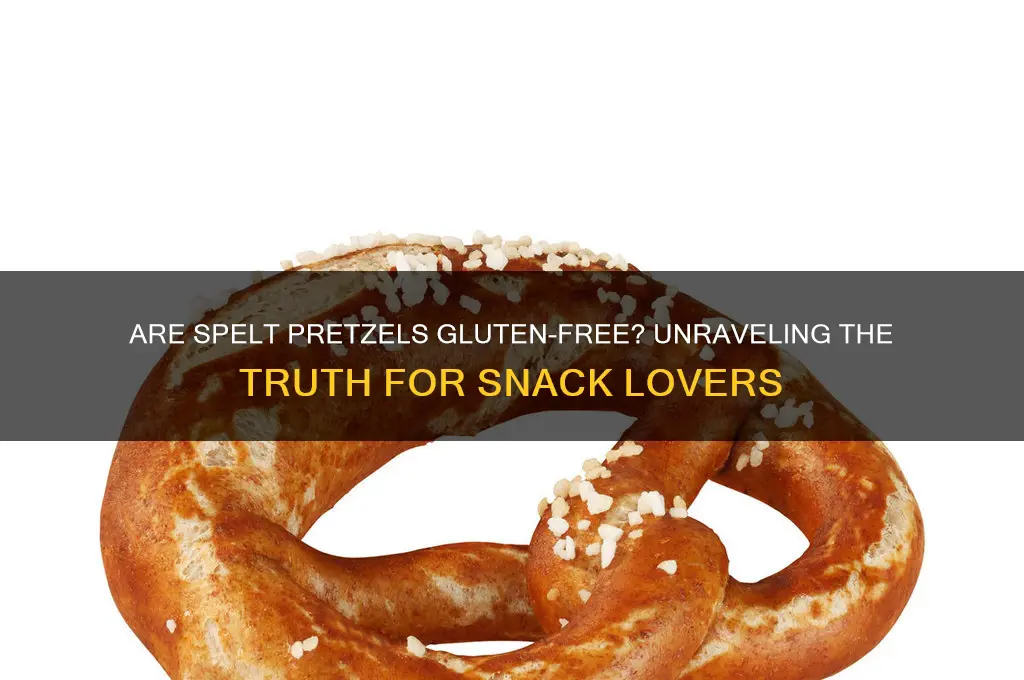 are spelt pretzels gluten free