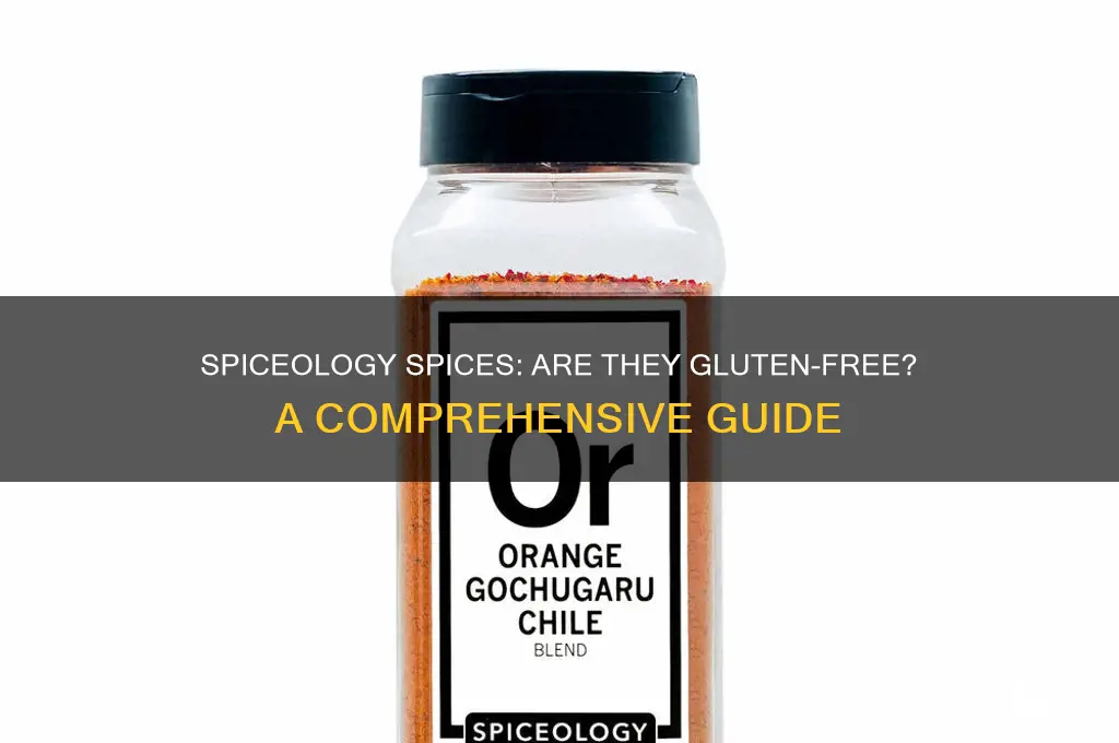 are spiceology spices gluten free