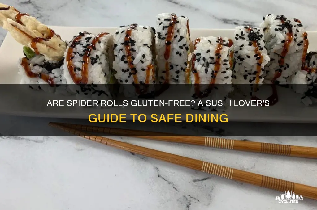 are spider rolls gluten free