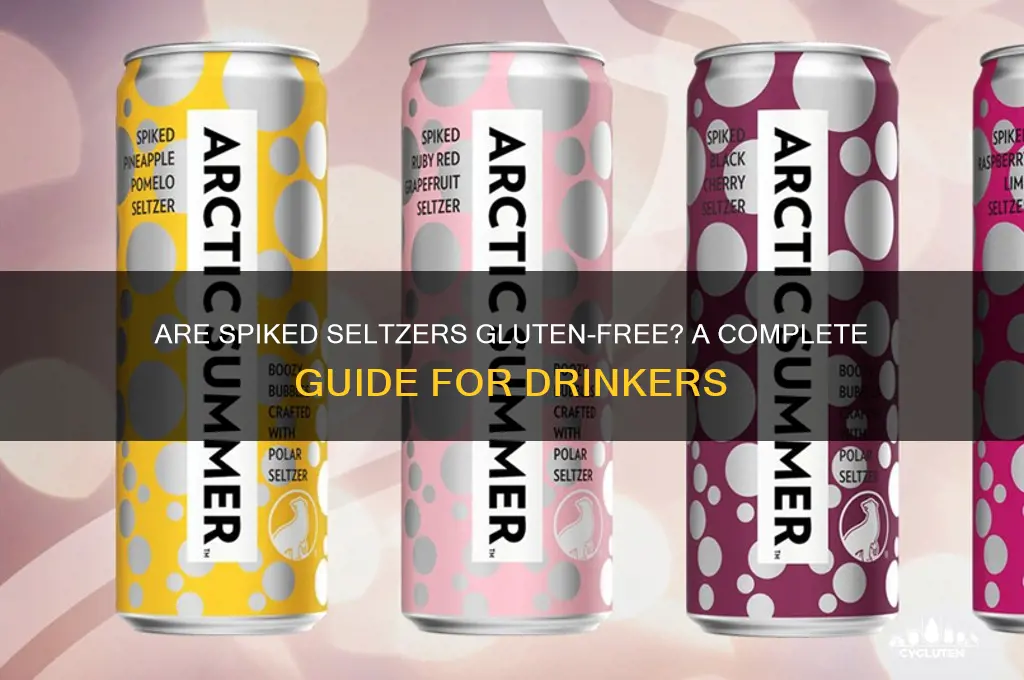 are spiked seltzers gluten free