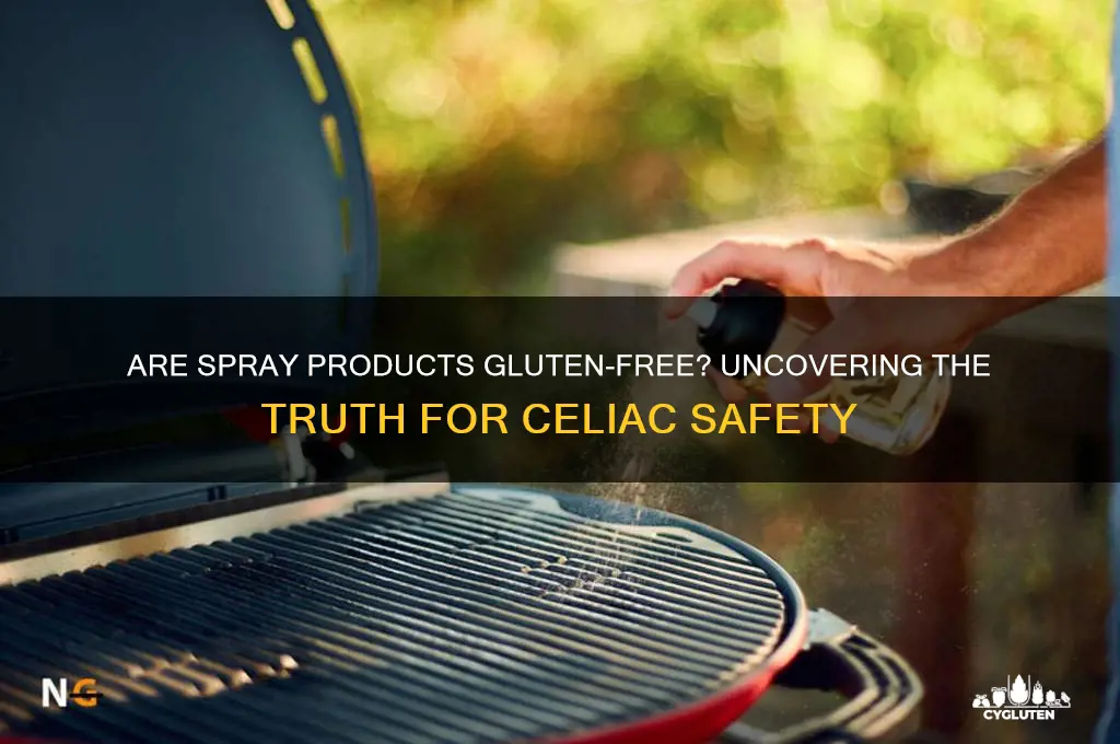 are spray products gluten free