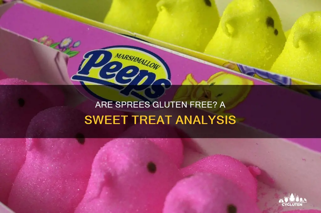 are sprees gluten free