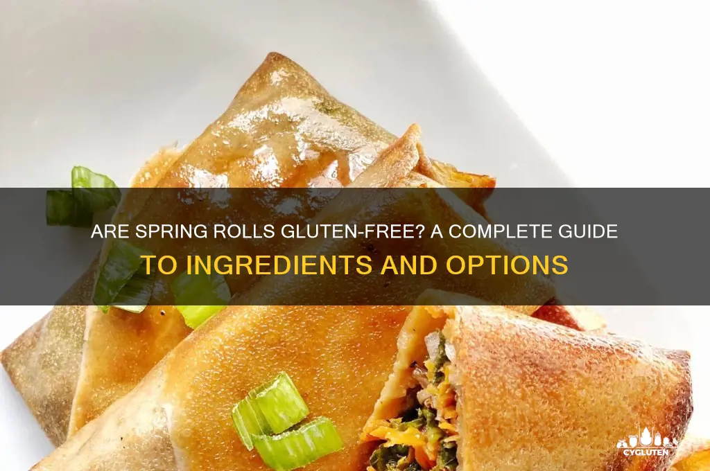 are spring roll gluten free