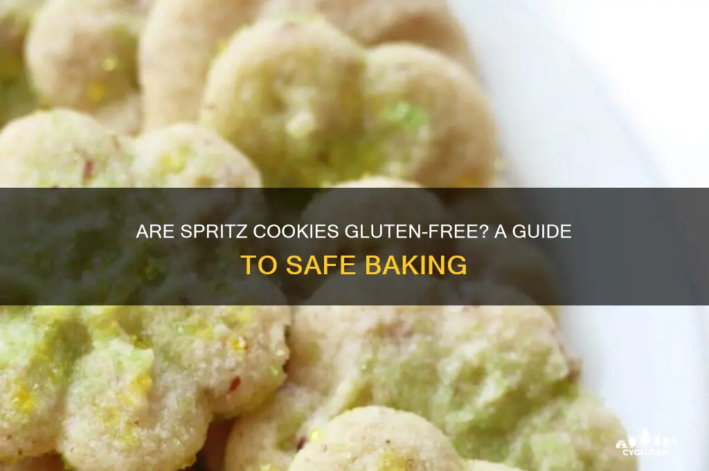 are spritz cookies gluten free