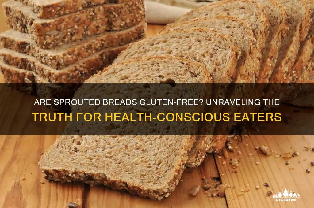 are sprouted breads gluten free