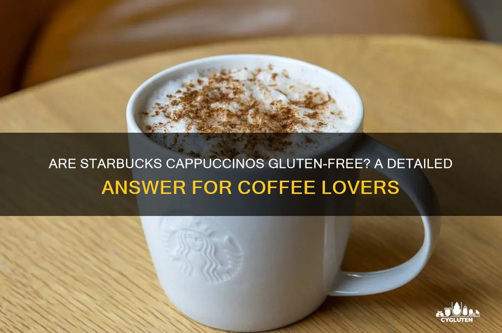 are starbucks cappuccinos gluten free