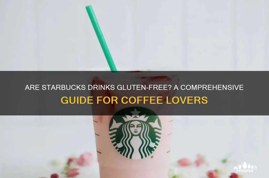 are starbucks drinks gluten free