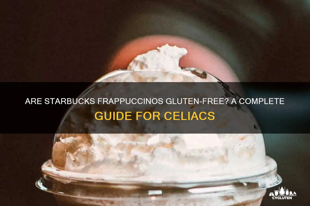 are starbucks frappuccinos gluten free