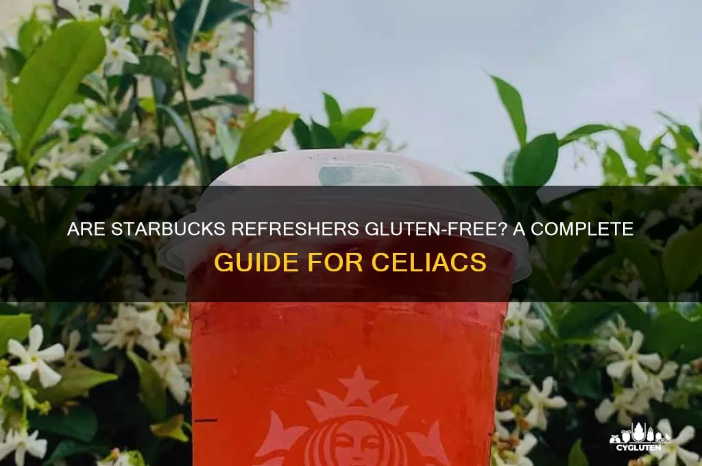 are starbucks refreshers gluten free