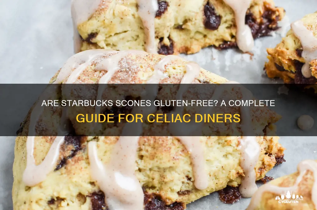 are starbucks scones gluten free