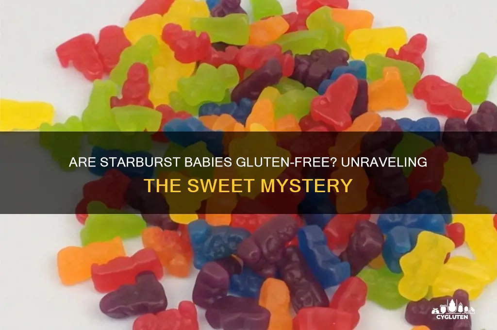are starburst babies gluten free
