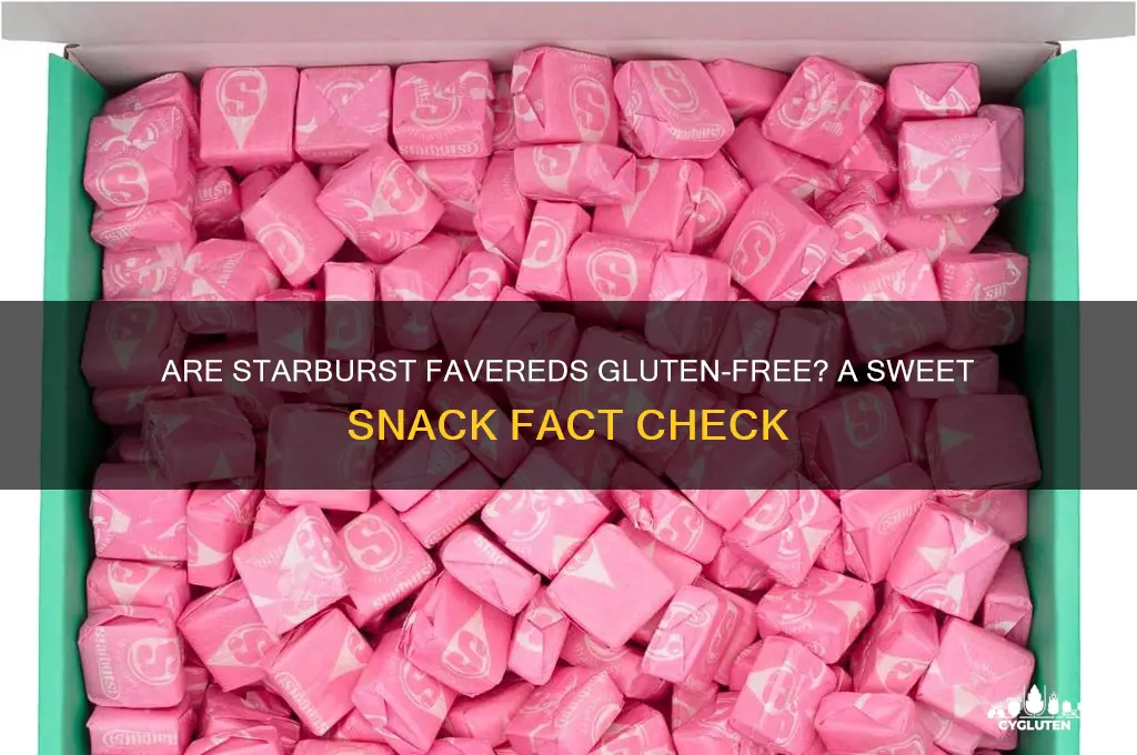 are starburst favereds gluten free