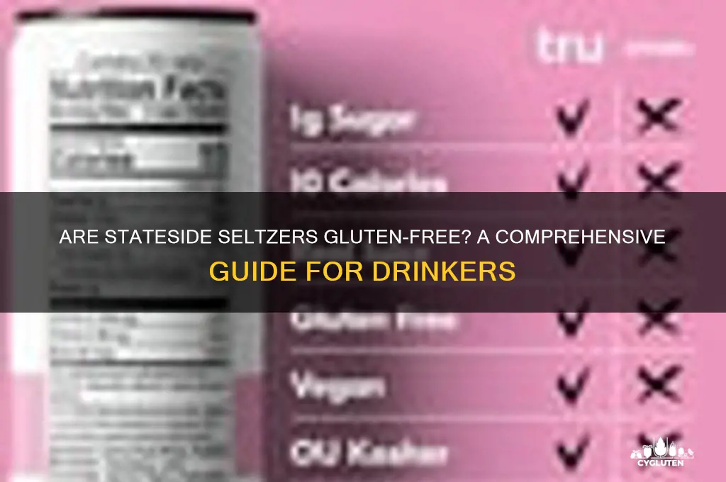 are stateside seltzers gluten free