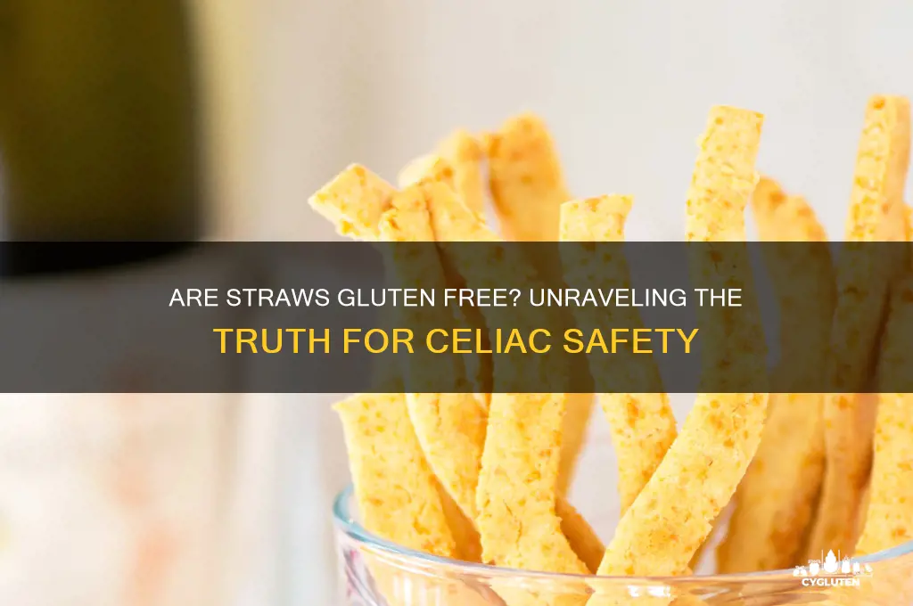 are straws gluten free