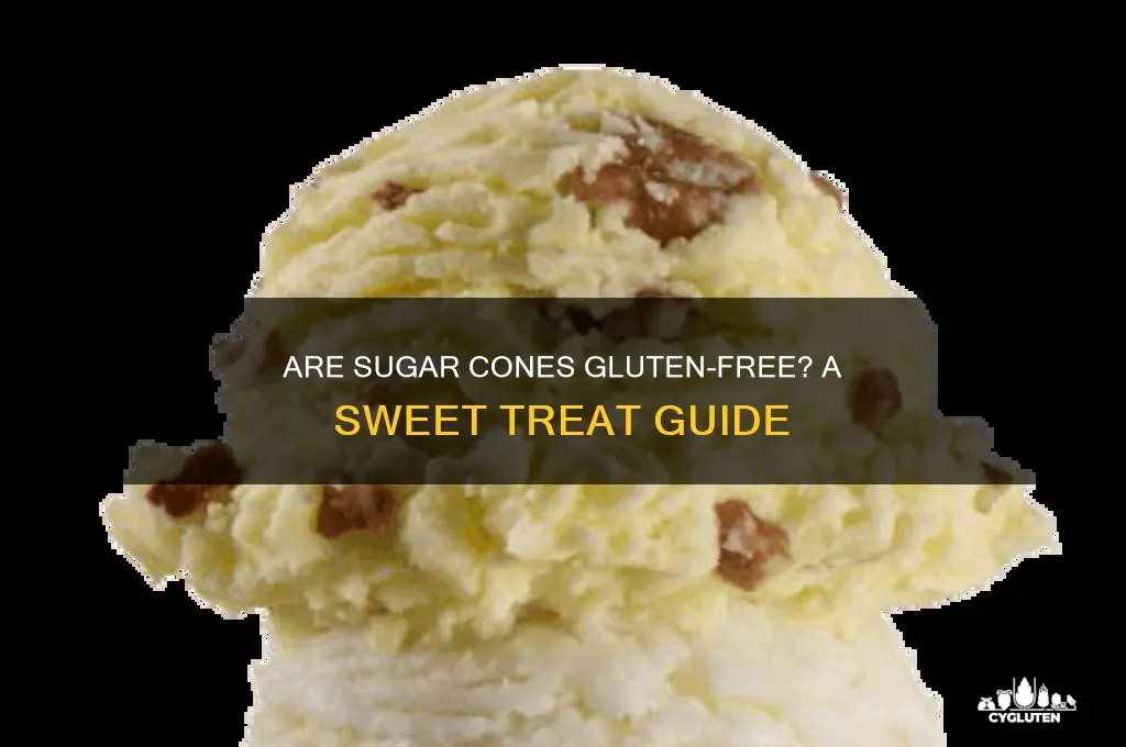 are sugar cones gluten free